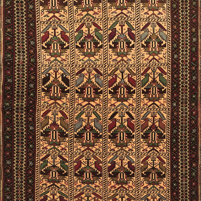 Machine Washable Persian Brown Traditional Rug, wshtr1538brn