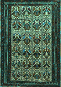 Persian Turquoise Traditional Rug, tr1538turq