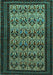 Persian Turquoise Traditional Rug, tr1538turq