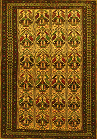 Persian Yellow Traditional Rug, tr1538yw