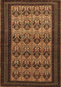 Persian Brown Traditional Rug, tr1538brn