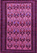 Machine Washable Persian Pink Traditional Rug, wshtr1538pnk