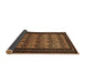 Sideview of Persian Brown Traditional Rug, tr1538brn