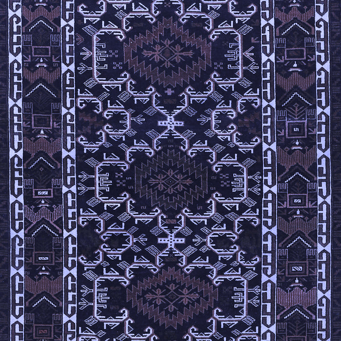 Machine Washable Persian Blue Traditional Rug, wshtr1539blu
