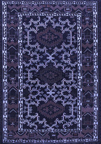 Persian Blue Traditional Rug, tr1539blu