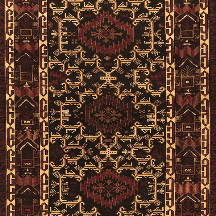 Machine Washable Persian Brown Traditional Rug, wshtr1539brn