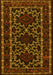 Machine Washable Persian Yellow Traditional Rug, wshtr1539yw