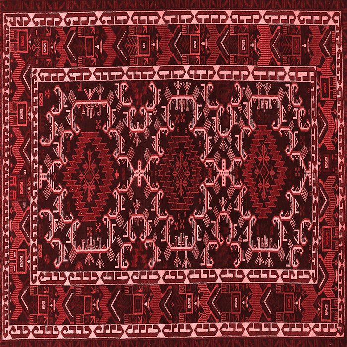 Machine Washable Persian Red Traditional Rug, wshtr1539red