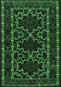 Persian Emerald Green Traditional Rug, tr1539emgrn