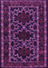 Machine Washable Persian Purple Traditional Area Rugs, wshtr1539pur