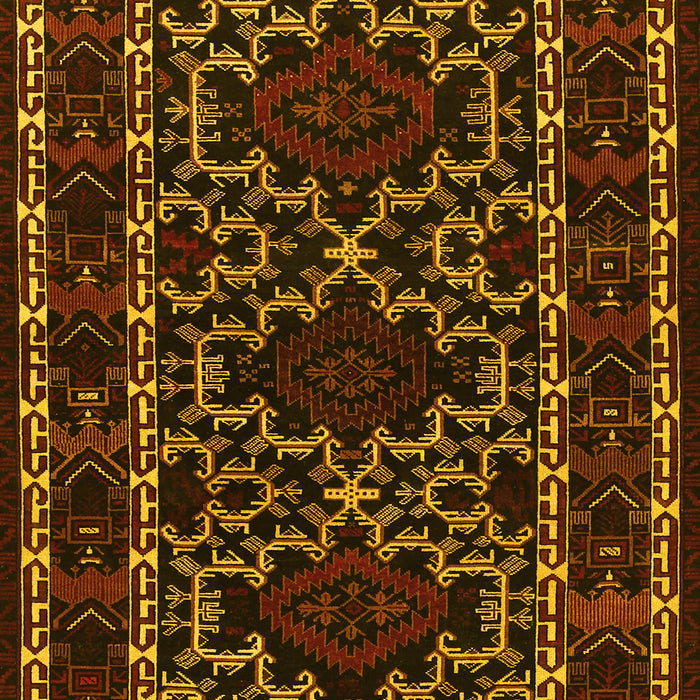Persian Yellow Traditional Rug, tr1539yw