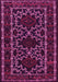 Machine Washable Persian Pink Traditional Rug, wshtr1539pnk