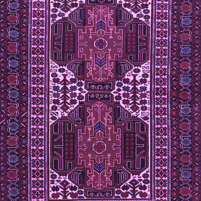 Machine Washable Persian Purple Traditional Area Rugs, wshtr1540pur