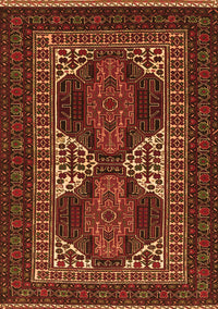 Persian Orange Traditional Rug, tr1540org