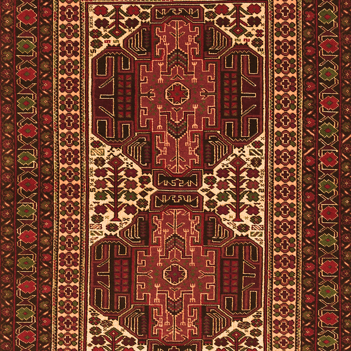 Persian Orange Traditional Rug, tr1540org