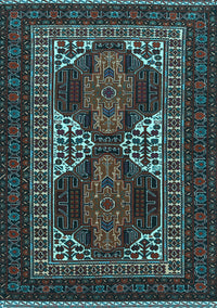 Persian Light Blue Traditional Rug, tr1540lblu