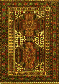 Persian Yellow Traditional Rug, tr1540yw