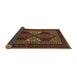 Sideview of Persian Brown Traditional Rug, tr1540brn