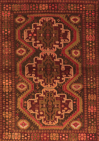 Persian Orange Traditional Rug, tr1541org