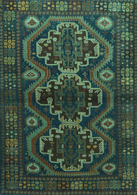 Persian Turquoise Traditional Rug, tr1541turq