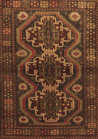 Persian Brown Traditional Rug, tr1541brn