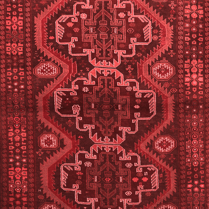 Machine Washable Persian Red Traditional Rug, wshtr1541red