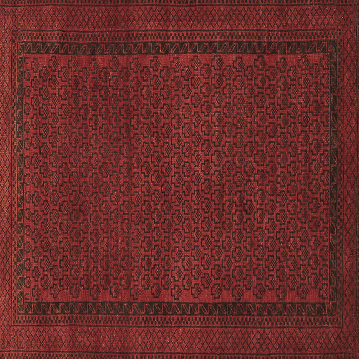 Square Machine Washable Persian Brown Traditional Rug, wshtr1542brn