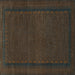 Square Persian Turquoise Traditional Rug, tr1542turq