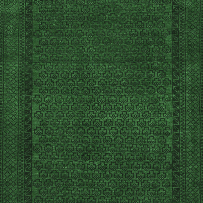 Machine Washable Persian Emerald Green Traditional Area Rugs, wshtr1542emgrn