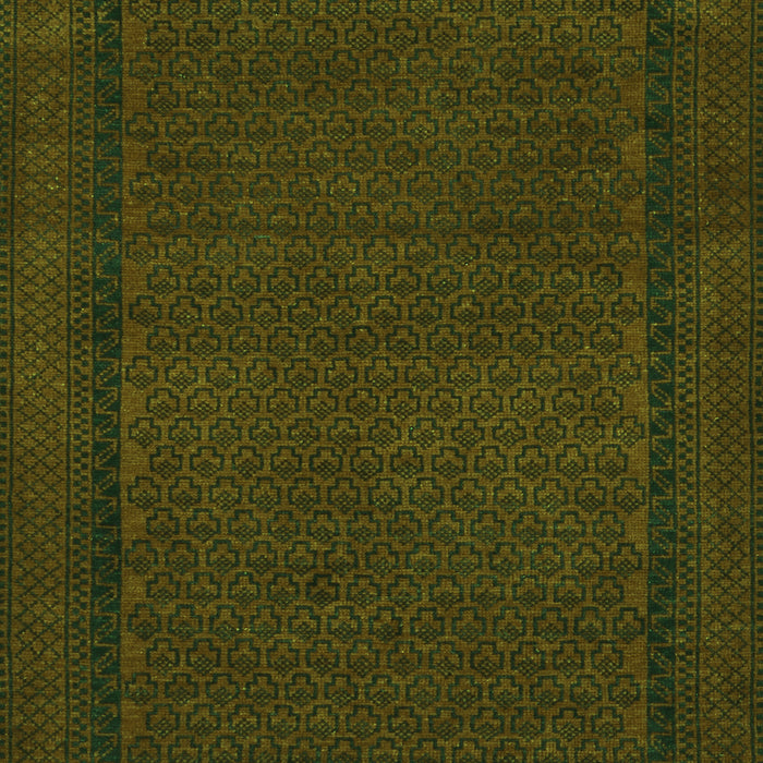 Serging Thickness of Machine Washable Persian Green Traditional Area Rugs, wshtr1542grn