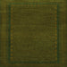Serging Thickness of Persian Green Traditional Rug, tr1542grn