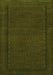 Persian Green Traditional Rug, tr1542grn
