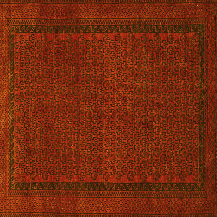 Square Persian Yellow Traditional Rug, tr1542yw