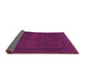 Sideview of Persian Purple Traditional Rug, tr1542pur
