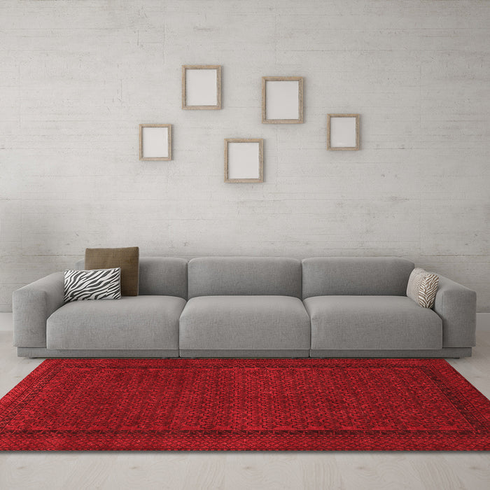 Traditional Red Washable Rugs