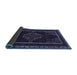 Sideview of Persian Blue Traditional Rug, tr1543blu