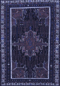 Persian Blue Traditional Rug, tr1543blu