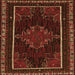 Serging Thickness of Persian Orange Traditional Rug, tr1543org