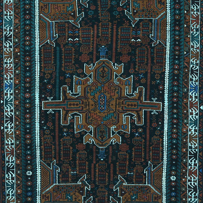 Persian Light Blue Traditional Rug, tr1543lblu