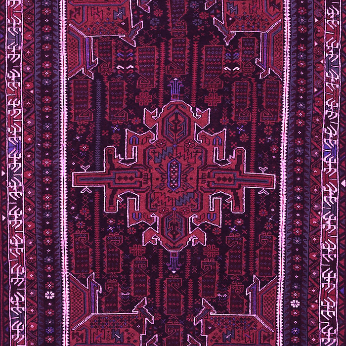 Machine Washable Persian Pink Traditional Rug, wshtr1543pnk