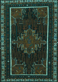 Persian Turquoise Traditional Rug, tr1543turq