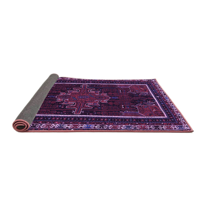 Sideview of Persian Purple Traditional Rug, tr1543pur