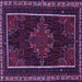 Square Persian Purple Traditional Rug, tr1543pur
