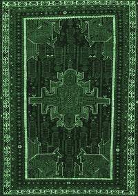 Persian Emerald Green Traditional Rug, tr1543emgrn