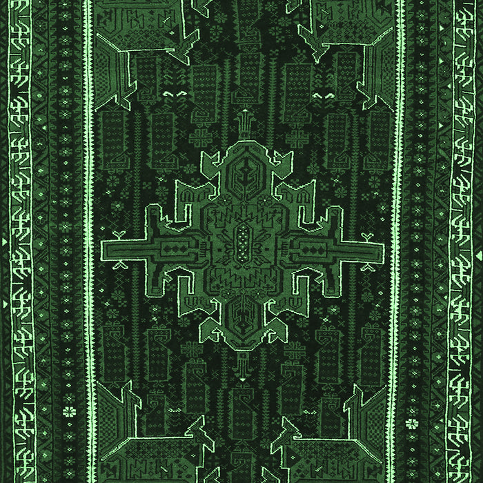 Persian Emerald Green Traditional Rug, tr1543emgrn