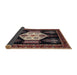 Sideview of Traditional Mauve Taupe Purple Persian Rug, tr1544