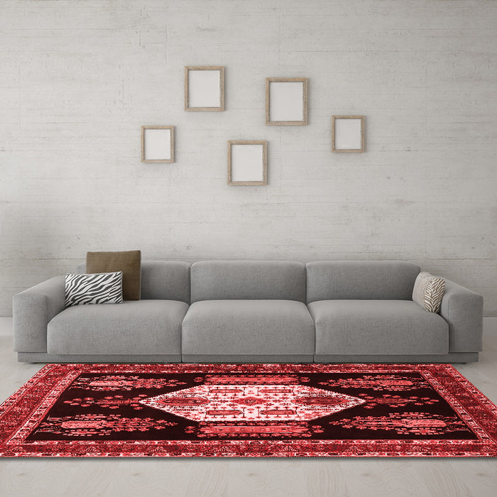 Traditional Red Washable Rugs