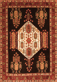 Persian Orange Traditional Rug, tr1544org