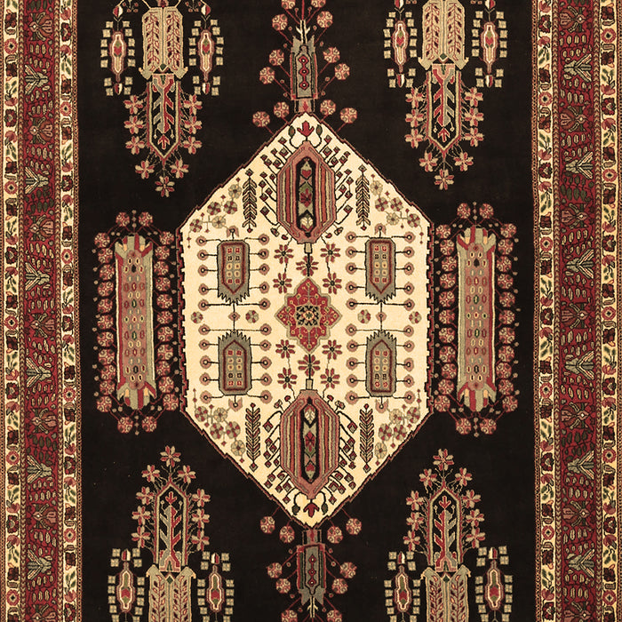 Persian Brown Traditional Rug, tr1544brn