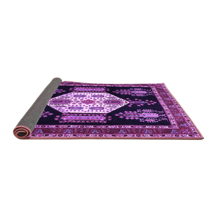 Sideview of Persian Purple Traditional Rug, tr1544pur